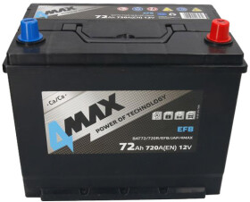 Аккумулятор 4Max 6 CT-72-R EFB BAT72720REFBJAP4MAX