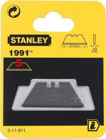 Набір лез Stanley 0-11-911 монолітне лезо 5 шт.