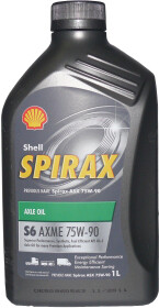 Трансмиссионное масло Shell Spirax S6 AXME GL-5 MT-1 75W-90 синтетическое