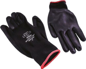 Перчатки рабочие Polyco Matrix P Grip трикотажные с полиуретановым покрытием черные