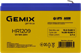 Акумулятор для ДБЖ Gemix HR HR1209 10700209 9 Аг 12 В