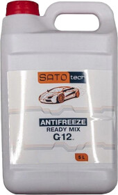 Готовый антифриз SATO tech Ready Mix G12 красный -35 °C