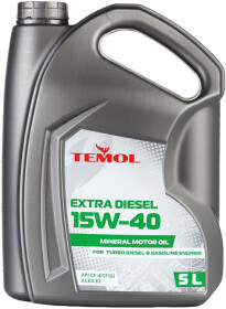 Моторное масло TEMOL Extra Diesel 15W-40 минеральное