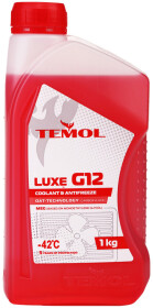 Готовый антифриз TEMOL Luxe G12 красный -42 °C