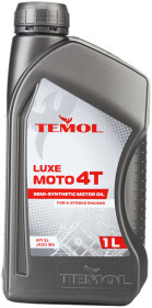 Моторное масло 4T TEMOL Luxe Moto 10W-40 полусинтетическое