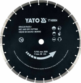 Круг отрезной Yato YT-60004 400 мм