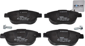 Гальмівні колодки Delphi LP1653