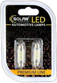 Автолампа Solar T11x39 SV8,5 sl1351