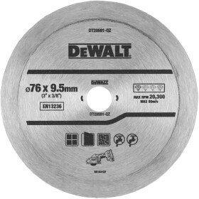 Круг отрезной DeWALT DT20591 76 мм