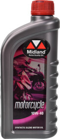 Моторна олива 4Т Midland Motorcycle 10W-40 напівсинтетична