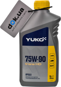 Трансмиссионное масло Yuko Trans HD GL-5 75W-90 полусинтетическое