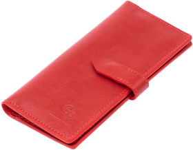 Портмоне-органайзер Grande Pelle 11325 без логотипа авто колір червоний