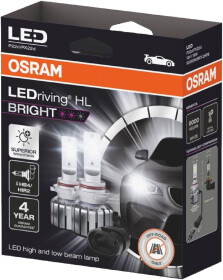 Автолампа Osram LEDriving HL Bright HB4/HIR2  P22d/PX22d 19 W 9006DWBRT-2HFB