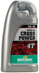 Моторна олива 4Т Motorex Cross Power 5W-40 синтетична