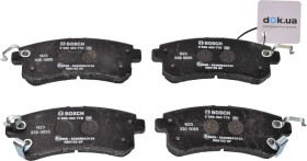 Гальмівні колодки Bosch 0986494778