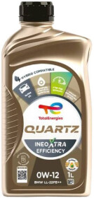 Моторное масло Total Quartz Ineo Xtra Efficiency 0W-12 синтетическое