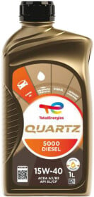 Моторное масло Total Quartz 5000 Diesel 15W-40 синтетическое