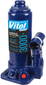 Домкрат Vitol пляшковий гідравлічний 3 т DB-03006K