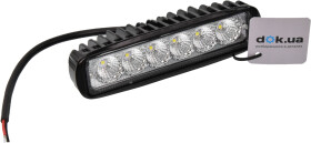 Дополнительная LED фара AllLight 07T-18W-FLOOD для ближнего света 18 W 6 диодов