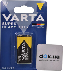 Батарейка Varta Superlife 2022101411 PP3 (Krona) 9 V 1 шт