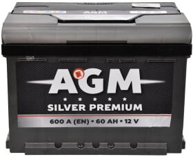 Акумулятор AGM 6 CT-60-L Silver Premium AKBLU1052