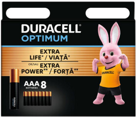 Батарейка Duracell Optimum 6835423 AAA (мизинчиковая) 1,5 V 8 шт