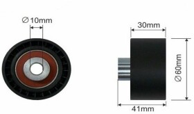 Натяжной ролик ремня ГРМ Fast ft44087