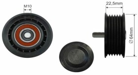 Обводной ролик поликлинового ремня Fast ft44588