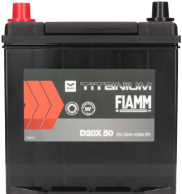Аккумулятор Fiamm 6 CT-50-L Titanium Black D20X50