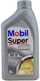 Моторное масло Mobil Super 3000 Formula F 0W-30 синтетическое