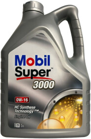 Моторна олива Mobil Super 3000 0W-16 синтетична