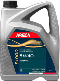 Моторное масло Areca F4000 5W-40 синтетическое