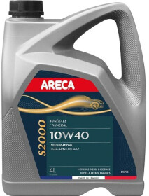 Моторное масло Areca S2000 10W-40 полусинтетическое
