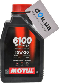 Моторна олива Motul 6100 SYN-nergy 5W-30 напівсинтетична