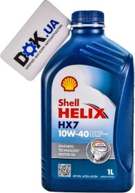 Моторное масло Shell Helix HX7 10W-40 полусинтетическое