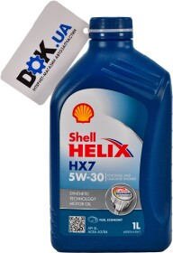 Моторна олива Shell Helix HX7 5W-30 напівсинтетична