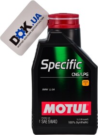 Моторна олива Motul Specific CNG/LPG 5W-40 синтетична