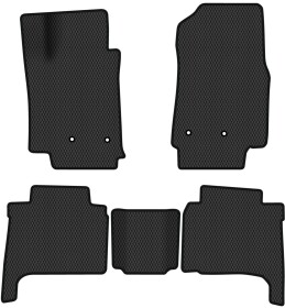 Комплект килимків EVAtech LS11363CD5TL4RBB чорний без логотипа