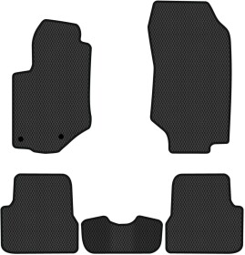 Комплект килимків EVAtech OL11123CG5RN2RBB чорний без логотипа