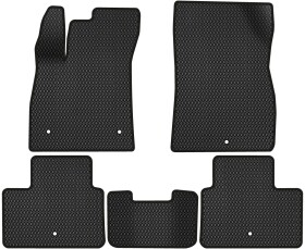 Комплект килимків EVAtech RS24067C5RD5RBB чорний без логотипа