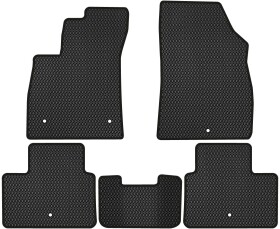 Комплект килимків EVAtech RS24067CG5RD5RBB чорний без логотипа