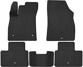 Комплект килимків EVAtech RS24067CV5RD5RBB чорний без логотипа