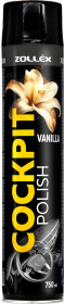 Полироль для салона Zollex Cockpit Polish Vanilla 750 мл