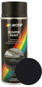 Аэрозольная краска Motip Bumper Paint черная термостойкая 400 мл