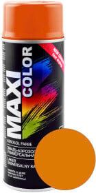 Аерозольна фарба Maxi Color жовтогаряча RAL 2000 термостійка 400 мл