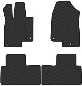 Комплект килимків EVAtech AA1737PVC4TL4RBB чорний без логотипа