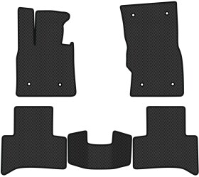Комплект килимків EVAtech AR42650C5OU6RBB чорний без логотипа