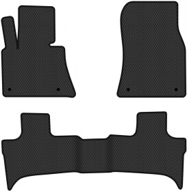 Комплект килимків EVAtech BM12222Z3BW4RBB чорний без логотипа