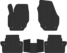 Комплект килимків EVAtech VV21330CV5VL8RBB чорний без логотипа