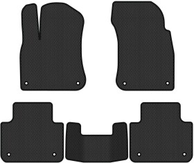 Комплект килимків EVAtech PE42887C5AV8RBB чорний без логотипа